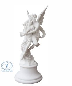 Tượng tình nhân bằng đá, tượng Cupid và Psyche, tượng đá nghệ thuật Châu Âu, tượng thần tình yêu