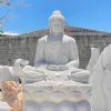 Tượng Phật sân vườn biệt thự, đồ thờ Phật giáo điêu khắc đá,
