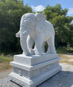 tượng voi phong thủy bằng đá